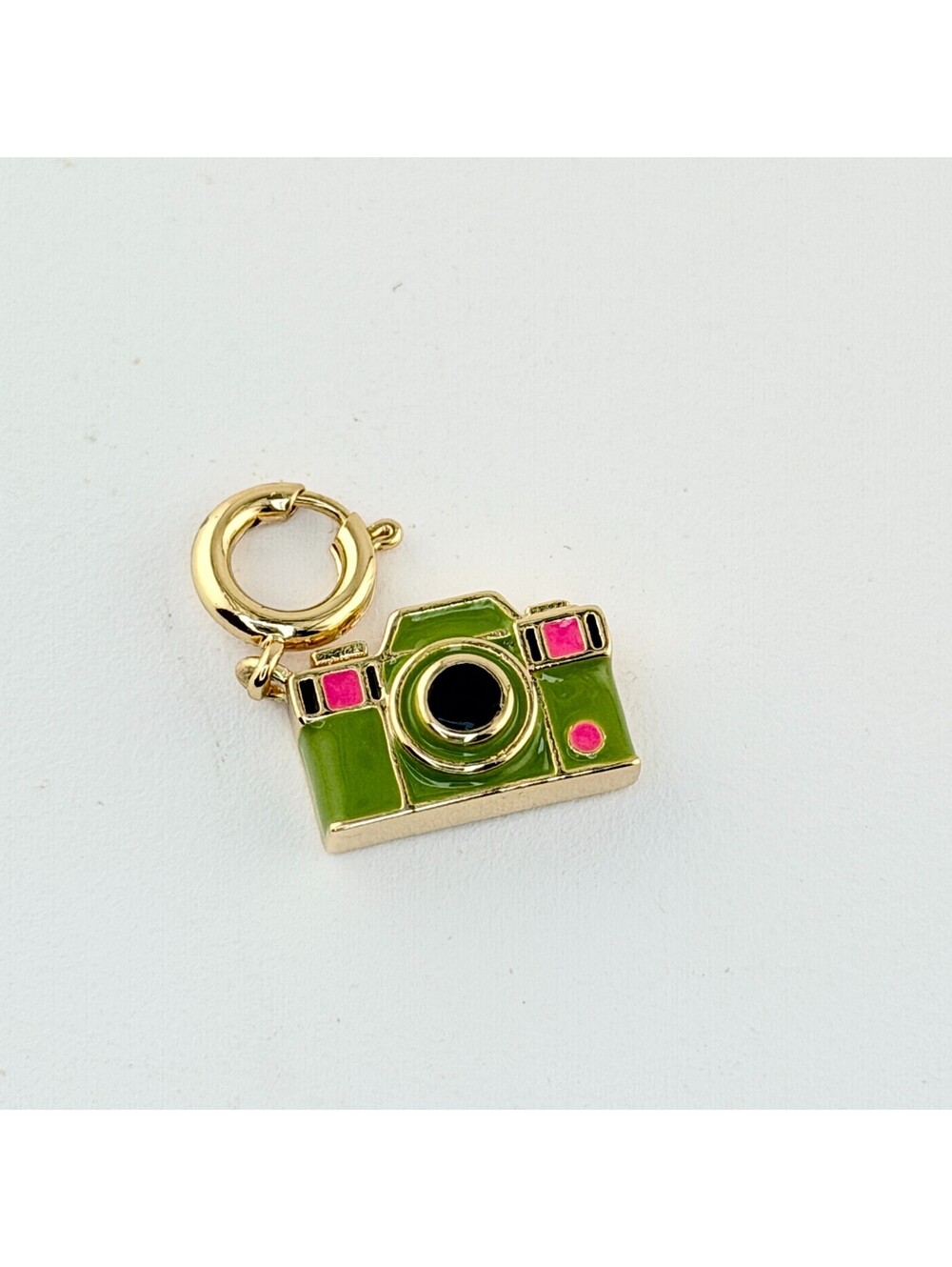 Bomb Party Charm - Camera on Yellow Gold Plating